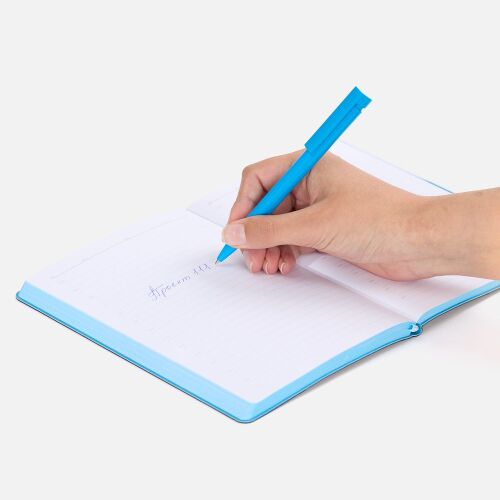 Ручка шариковая Liberty Polished, голубая 4