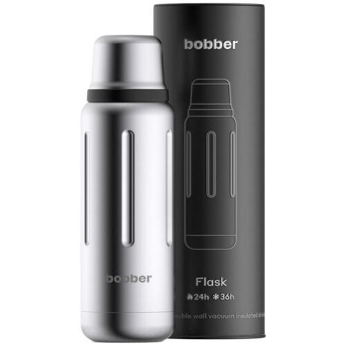 Термос Flask 470, вакуумный, стальной матовый 2 Термос Flask 470, вакуумный, стальной матовый 2