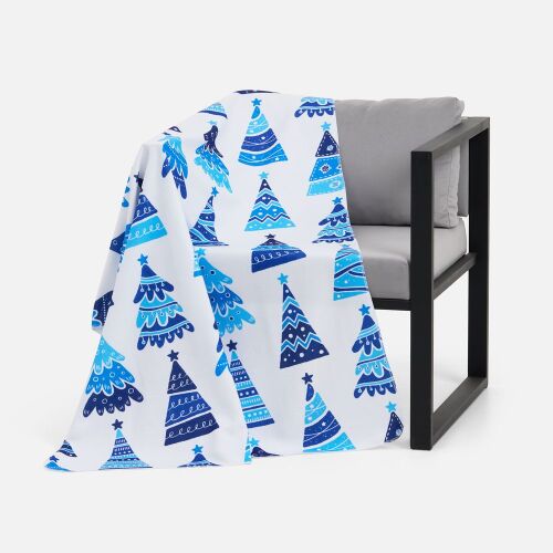 Флисовый плед Imaginario, синий 4