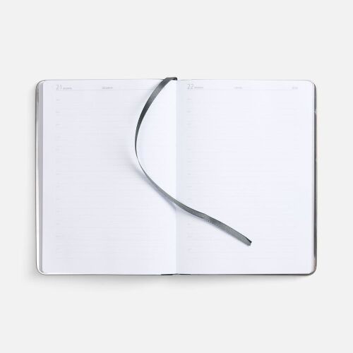Ежедневник Metal Frame на заказ, датированный, серый 6