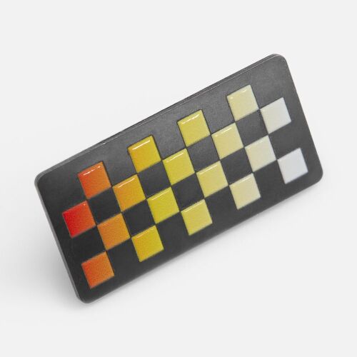 Значок Magnet Matto, серый металлик 1