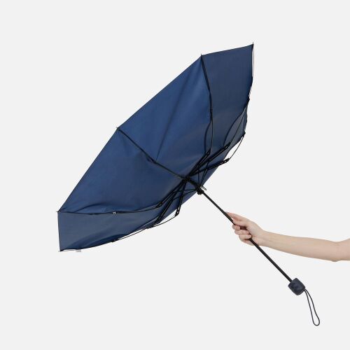 Зонт складной Basic, ver.2, темно-синий 5