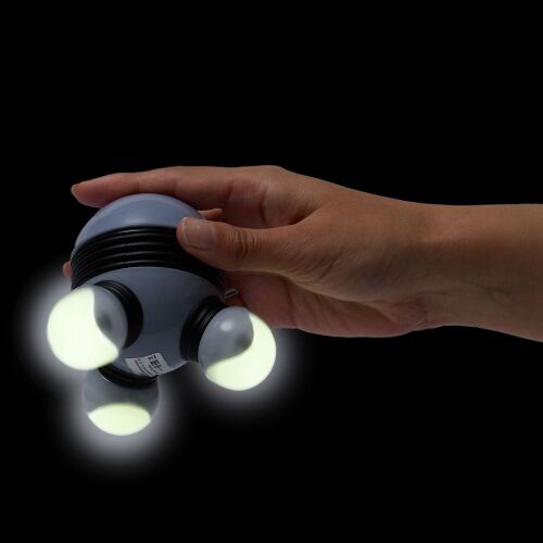 Ручной вибромассажер Spacy, серый с черным 4