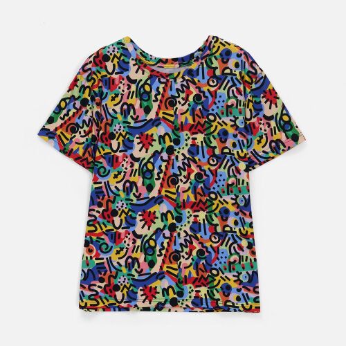 Футболка унисекс Senti с полной запечаткой на заказ, размер S 1