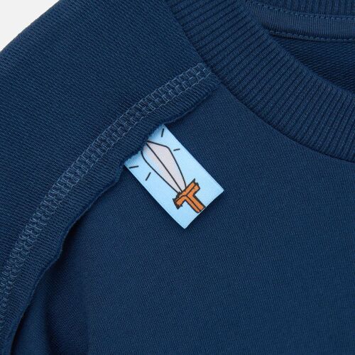 Лейбл тканевый Epsilon, S, белый 5