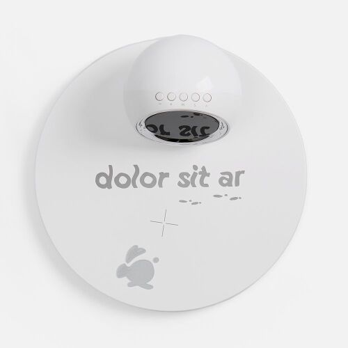 Станция беспроводной зарядки с часами и подсветкой GlobeBee, бел 5