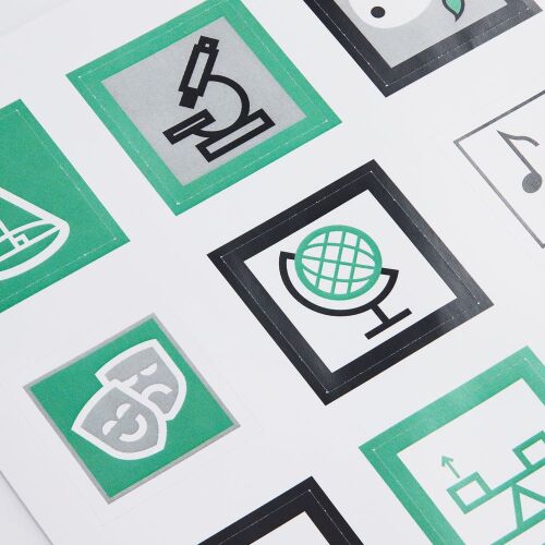 Стикерпак бумажный Industry, наука и искусство 2