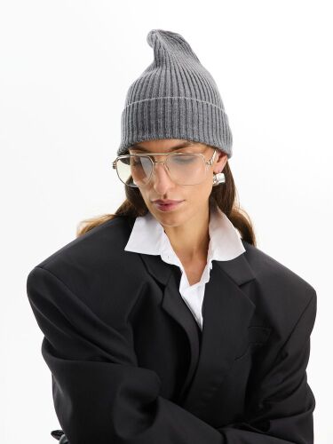 Шапка Bernard, серый меланж 6