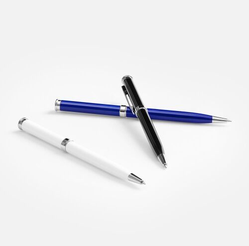 Ручка шариковая Finn Chrome, черная 5