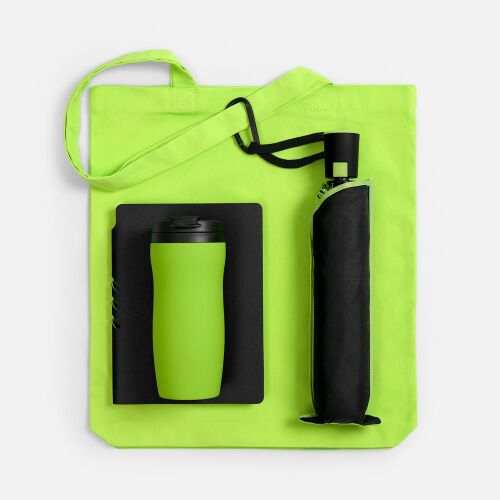 Набор Flexpen Black Walk, черный с зеленым 2