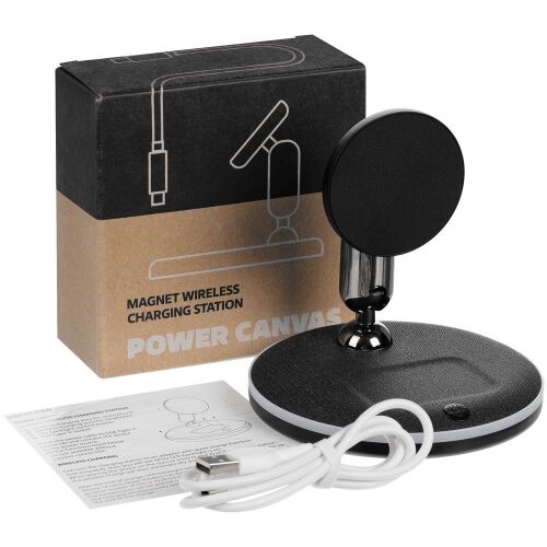 Универсальная зарядная станция Power Canvas, черная 7