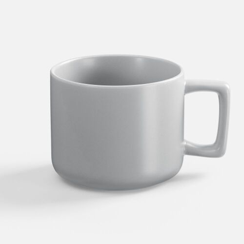Чашка Jumbo в коробке матовая, светло-серая 1