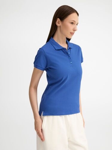 Рубашка поло женская People 210 ярко-синяя (royal), размер M 5