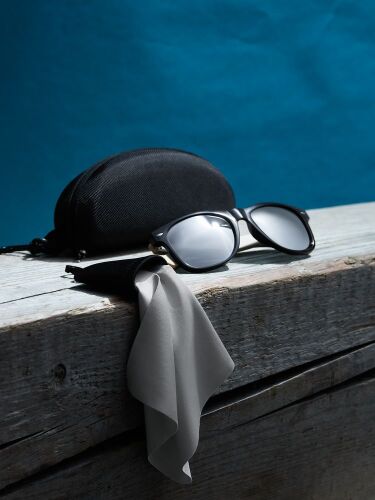 Очищающая салфетка Specta, серая с черным 5