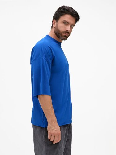 Футболка унисекс T1, синяя, размер M/L 3