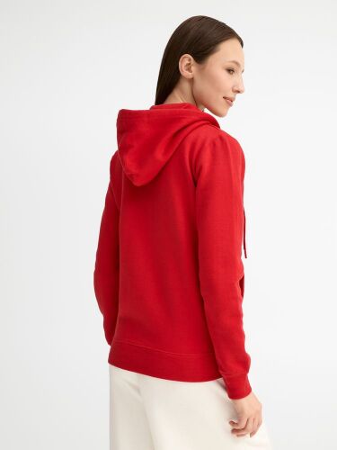 Толстовка женская на молнии с капюшоном Seven Women, красная, ра 5