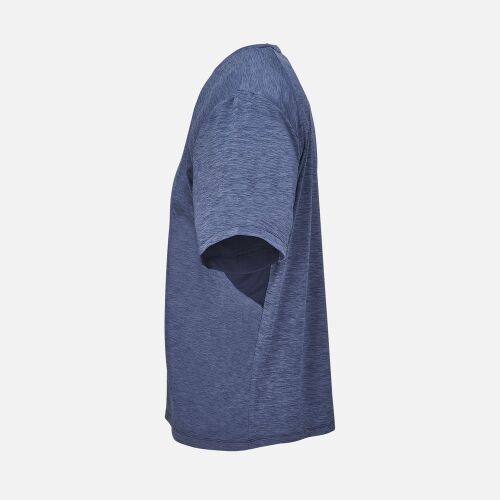 Футболка спортивная унисекс Storm, темно-синий меланж, размер XS 3