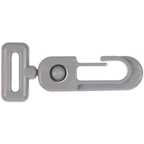 Застежка-карабин Сarabine, S, серый 1