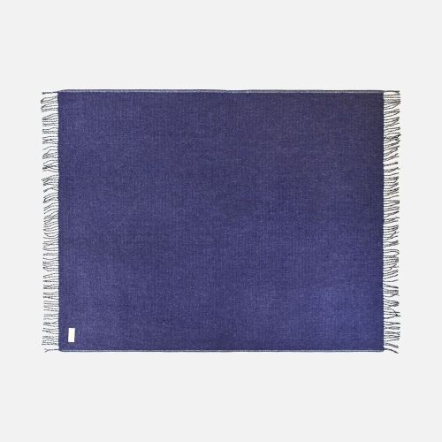 Плед Devika, синий с серым 2