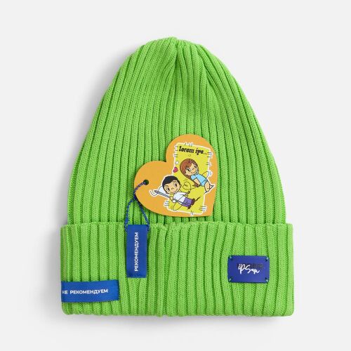 Шапка Yong, светло-зеленая (салатовая) 7