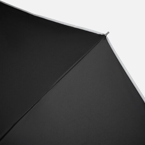 Зонт обратного сложения с ручкой-карабином Foldberry, черный 7