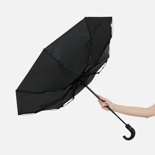 Зонт складной Hooklook, черный 6