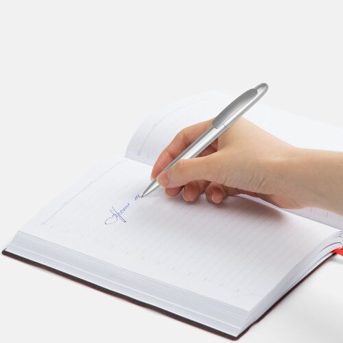 Ручка шариковая Moor Silver, ver.2, серебристый металлик 4