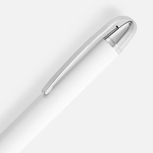 Ручка шариковая Arc Soft Touch, белая 3