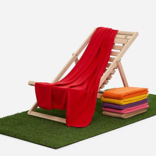 Флисовый плед Warm&Peace, красный 3