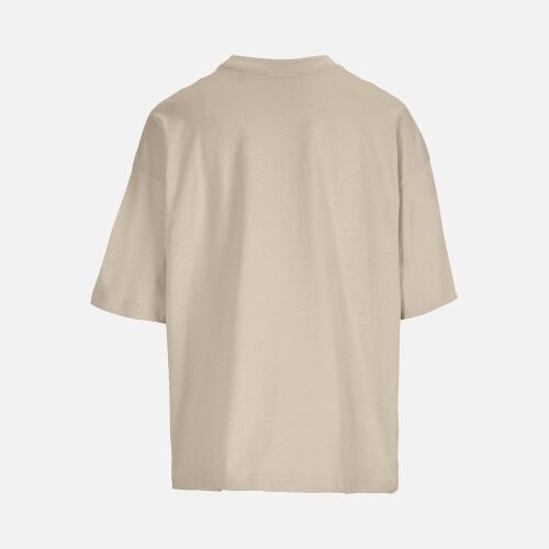 Футболка оверсайз женская Boxy Women, бежевая (льняная), размер  2