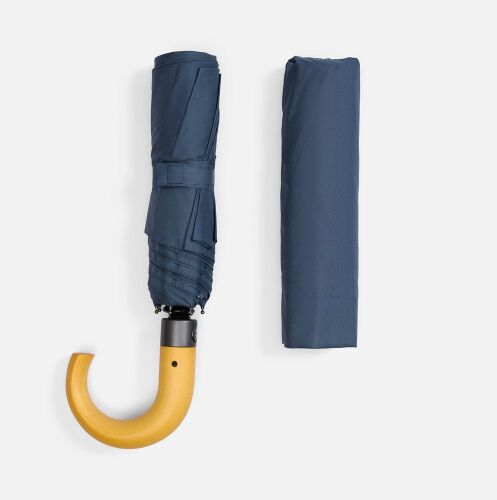 Зонт складной Classic, темно-синий 4