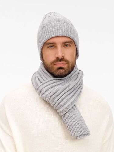 Шапка Bellish, светло-серый меланж 7