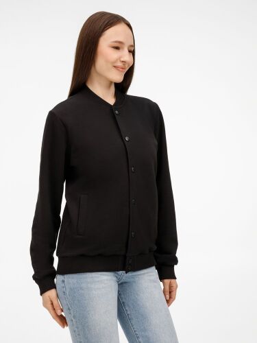 Бомбер унисекс Nuppu, черный, размер S 3