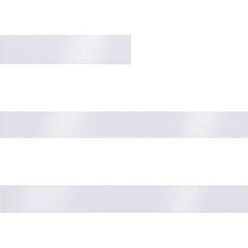Лента сатиновая Satin 10 S, белая, 10 см 2