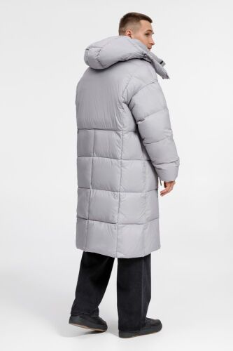 Пуховик унисекс Kapsula, серый, размер ХS/S 14