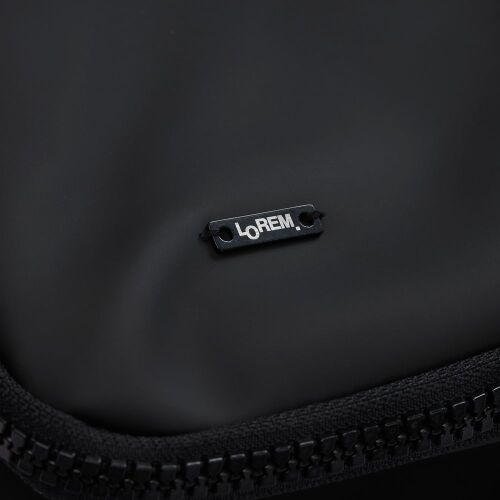 Шильдик металлический Alfa Liten, черный 4