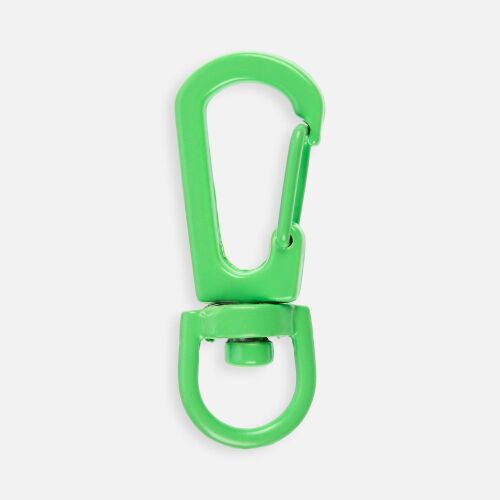 Застежка-карабин Snap Hook, S, зеленый неон 1