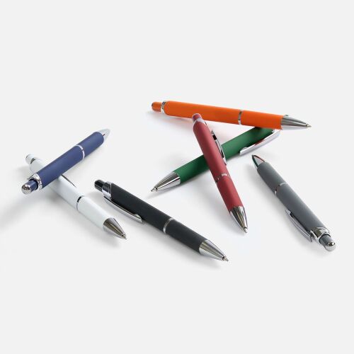 Ручка шариковая Chromos Soft Touch, оранжевая 5