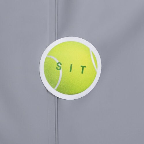 Наклейка тканевая Lunga Round, M, белая 5