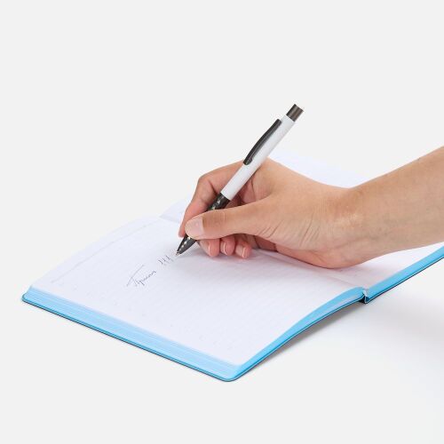 Ручка шариковая Digit Soft Touch со стилусом, белая 4