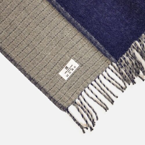 Плед Devika, синий с серым 4