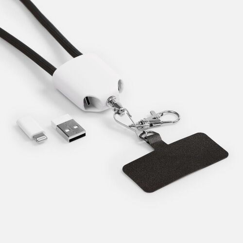 Кабель-ланьярд energyFlex Pro, черный 4