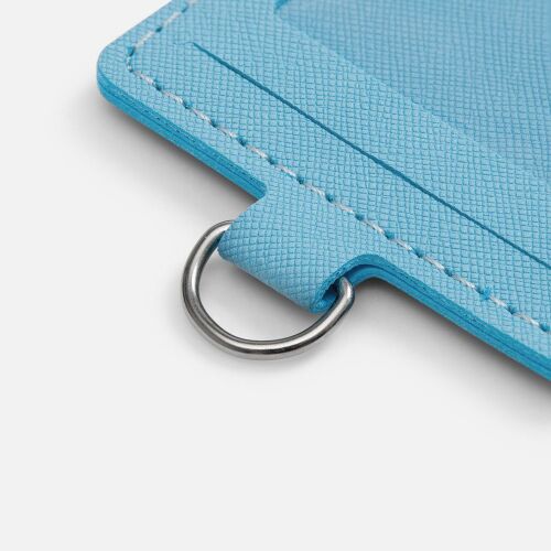 Чехол для пропуска и карточек Detalli, голубой 4