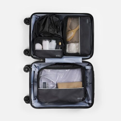 Дорожный набор сумок noJumble 4 в 1, черный 6