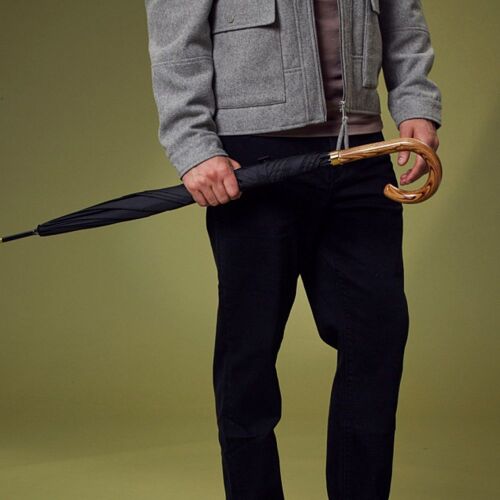 Зонт-трость Commissioner, черный 5