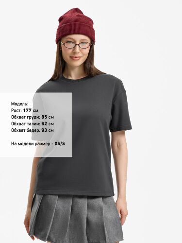 Футболка унисекс Durington, темно-серая (графит), размер XL/XXL 3