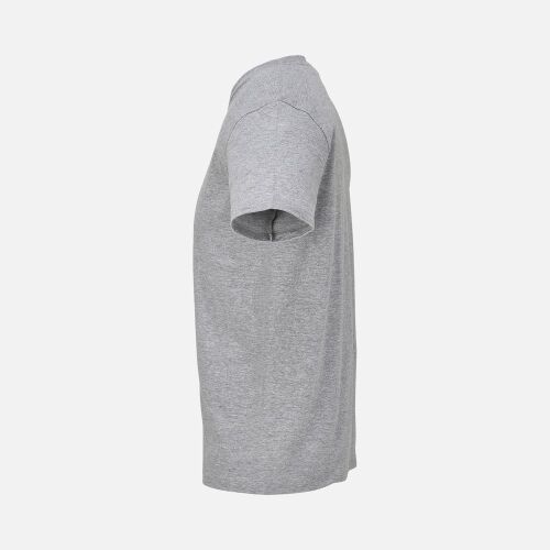 Футболка унисекс Regent с V-образным вырезом, серый меланж, разм 2