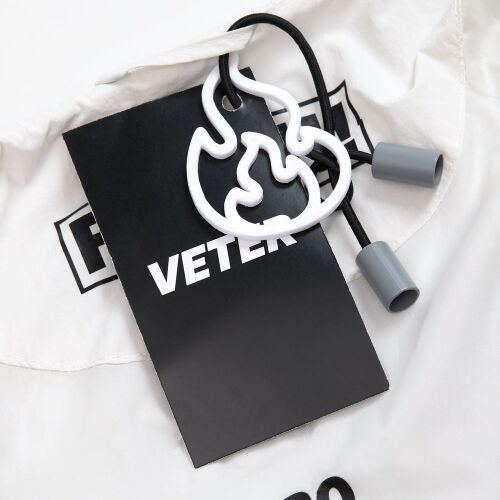 Пара наконечников для шнурка Tizzle, серый 2