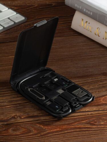 Органайзер с беспроводной зарядкой и набором адаптеров Octopod,  4