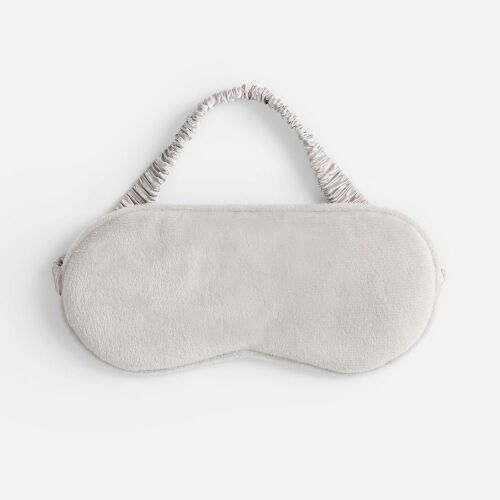 Двухстороняя маска для сна Veluto, серая 2